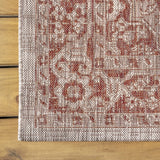 Makatea Rozetta Boho Medallion Textured Indoor/Outdoor Area Rug