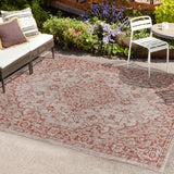Makatea Rozetta Boho Medallion Textured Indoor/Outdoor Area Rug