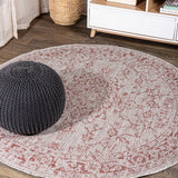 Makatea Rozetta Boho Medallion Textured Indoor/Outdoor Area Rug