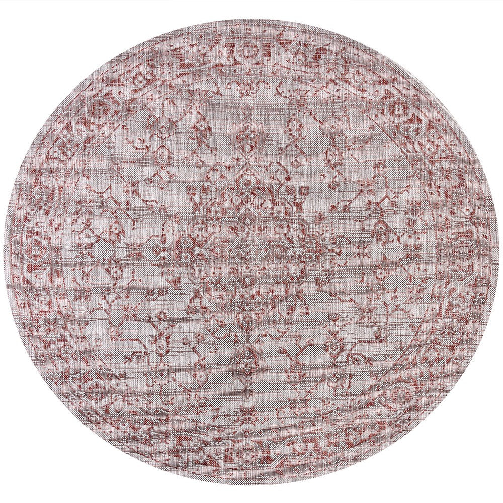 Makatea Rozetta Boho Medallion Textured Indoor/Outdoor Area Rug
