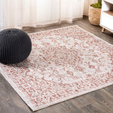 Makatea Rozetta Boho Medallion Textured Indoor/Outdoor Area Rug