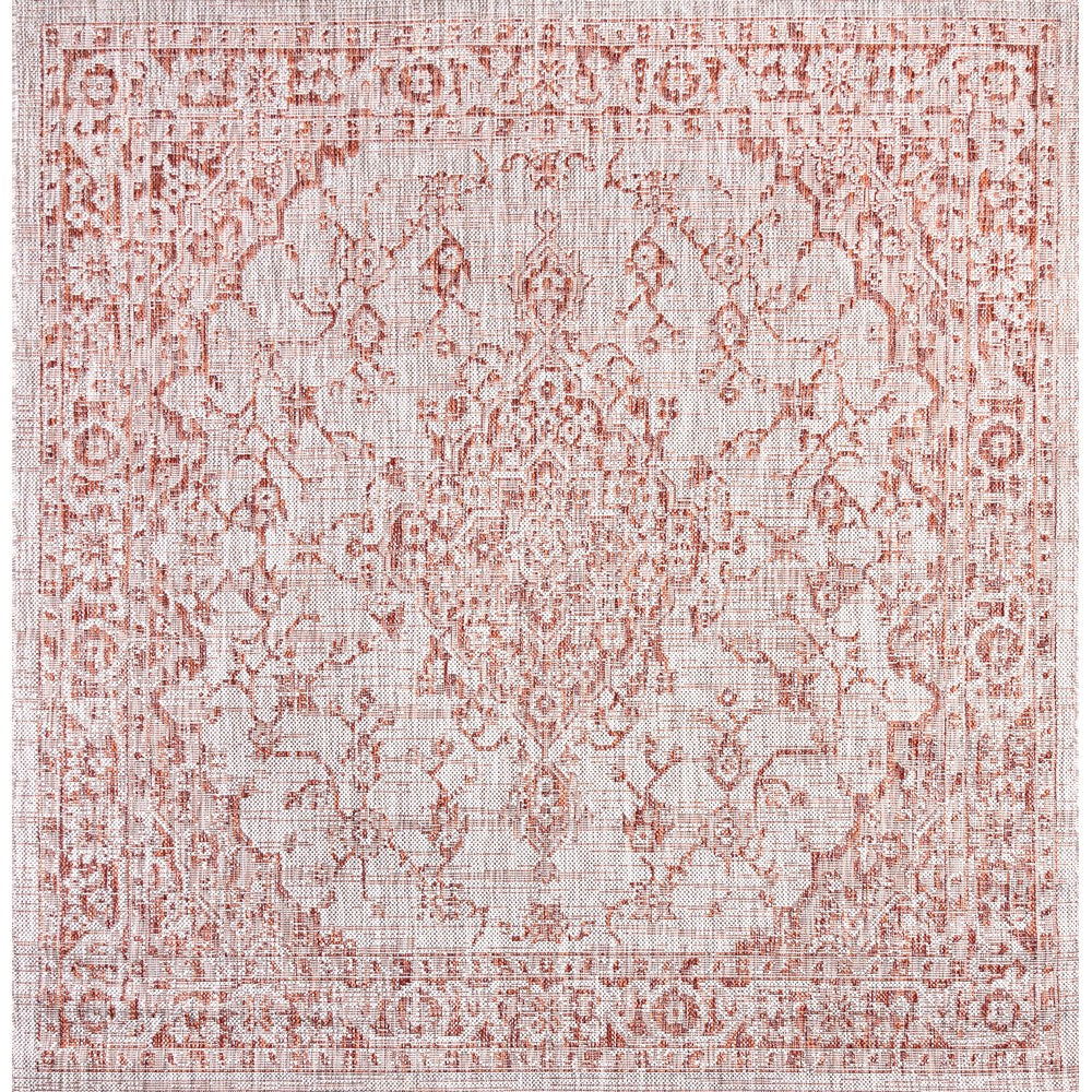 Makatea Rozetta Boho Medallion Textured Indoor/Outdoor Area Rug
