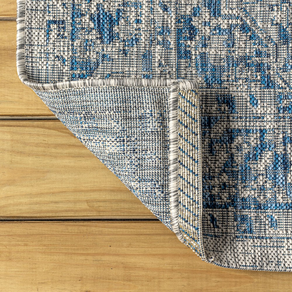 Makatea Rozetta Boho Medallion Textured Indoor/Outdoor Area Rug