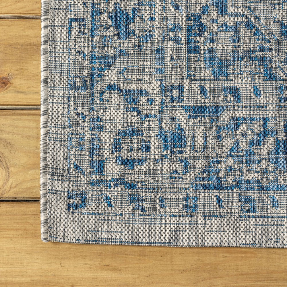 Makatea Rozetta Boho Medallion Textured Indoor/Outdoor Area Rug