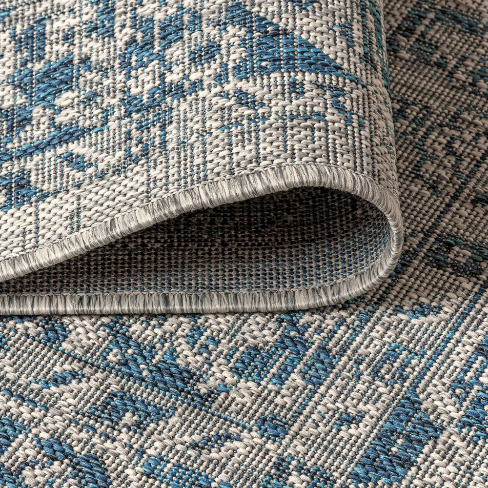 Makatea Rozetta Boho Medallion Textured Indoor/Outdoor Area Rug