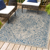 Makatea Rozetta Boho Medallion Textured Indoor/Outdoor Area Rug