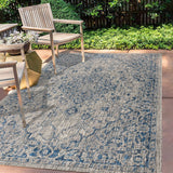 Makatea Rozetta Boho Medallion Textured Indoor/Outdoor Area Rug