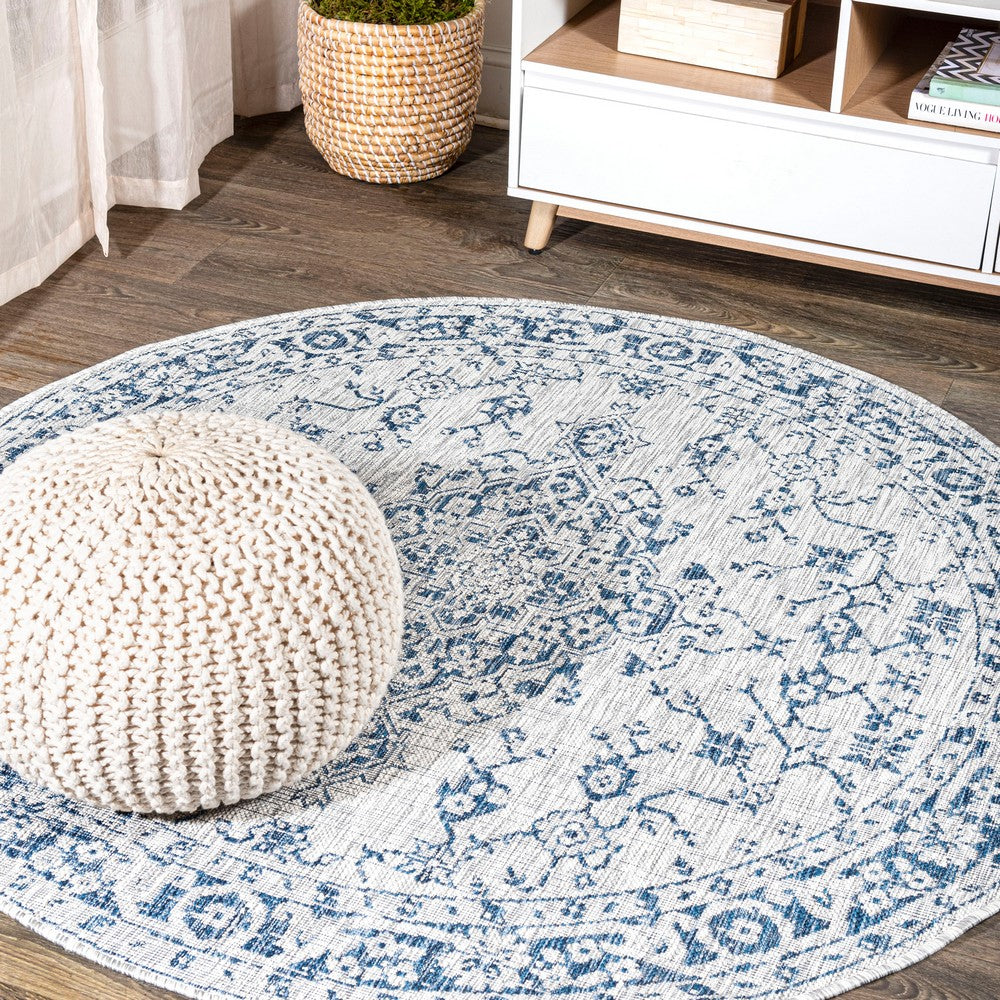 Makatea Rozetta Boho Medallion Textured Indoor/Outdoor Area Rug