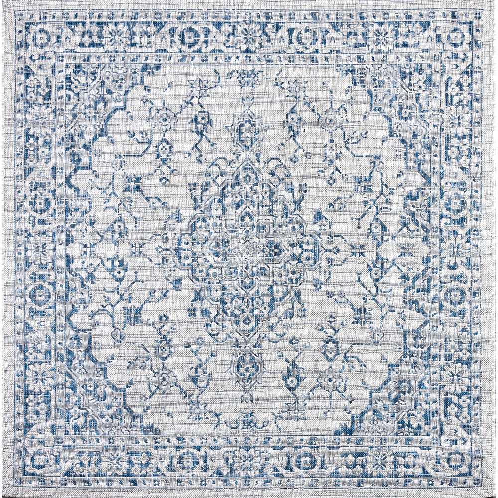 Makatea Rozetta Boho Medallion Textured Indoor/Outdoor Area Rug