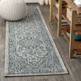 Makatea Rozetta Boho Medallion Textured Indoor/Outdoor Area Rug