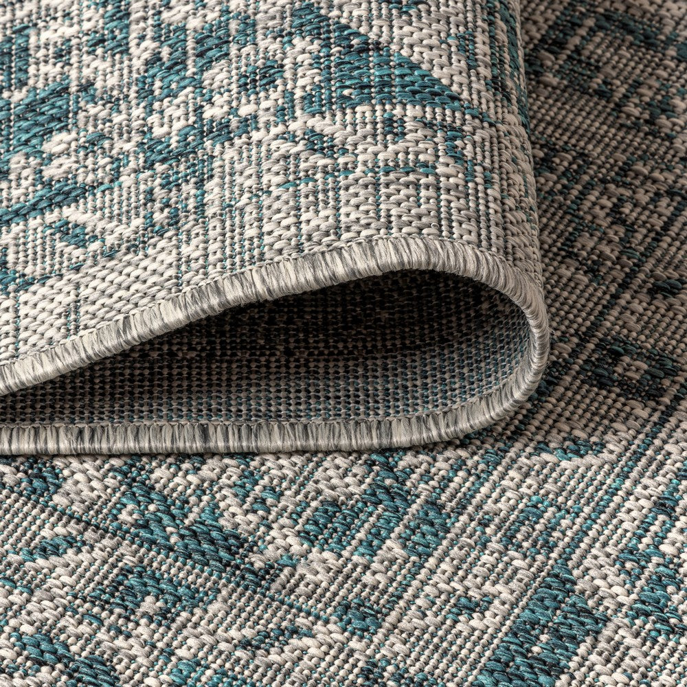Makatea Rozetta Boho Medallion Textured Indoor/Outdoor Area Rug