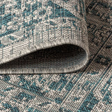 Makatea Rozetta Boho Medallion Textured Indoor/Outdoor Area Rug