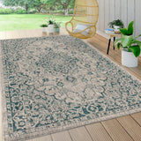 Makatea Rozetta Boho Medallion Textured Indoor/Outdoor Area Rug