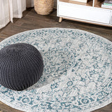 Makatea Rozetta Boho Medallion Textured Indoor/Outdoor Area Rug