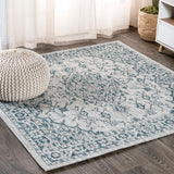 Makatea Rozetta Boho Medallion Textured Indoor/Outdoor Area Rug