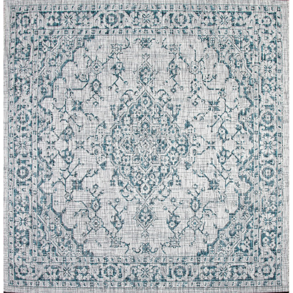 Makatea Rozetta Boho Medallion Textured Indoor/Outdoor Area Rug