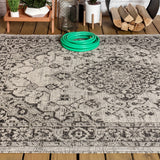 Makatea Rozetta Boho Medallion Textured Indoor/Outdoor Area Rug