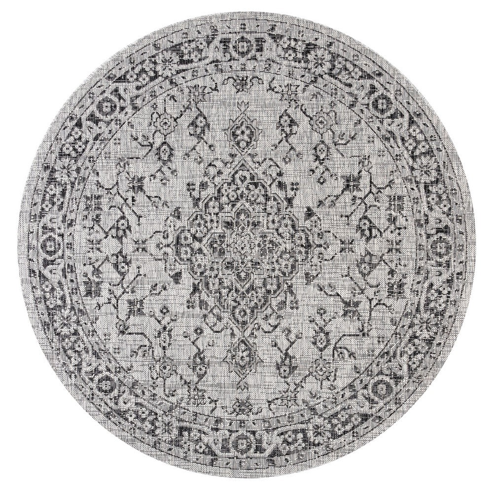 Makatea Rozetta Boho Medallion Textured Indoor/Outdoor Area Rug