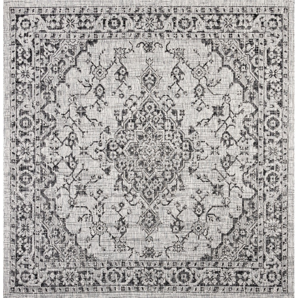 Makatea Rozetta Boho Medallion Textured Indoor/Outdoor Area Rug