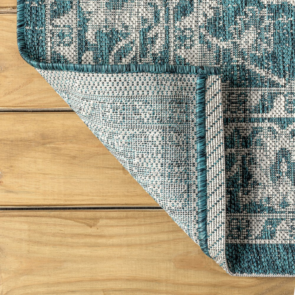 Huon Palazzo Vine and Border Indoor/Outdoor Area Rug