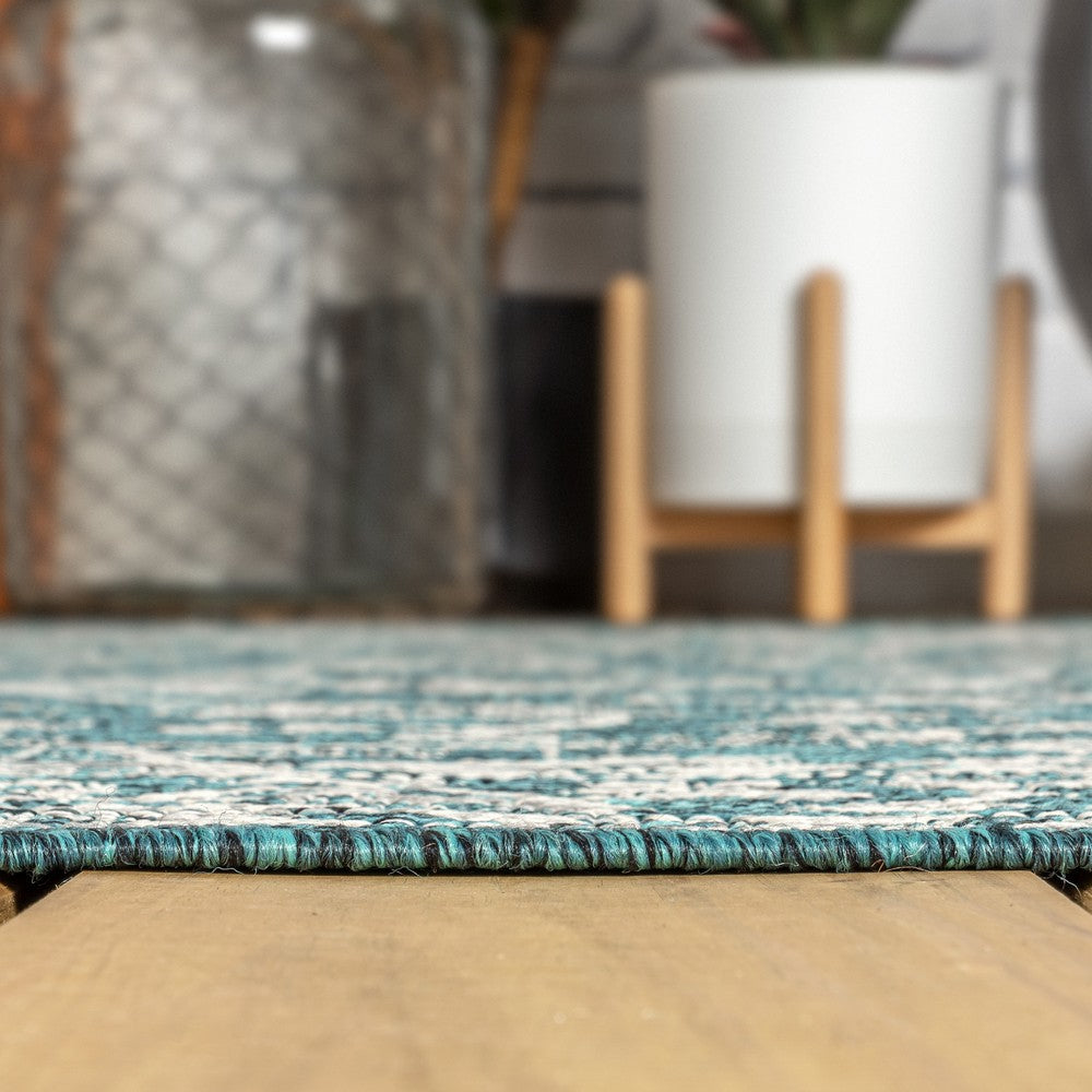 Huon Palazzo Vine and Border Indoor/Outdoor Area Rug