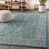 Huon Palazzo Vine and Border Indoor/Outdoor Area Rug