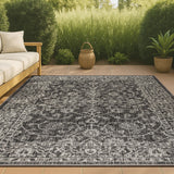 Huon Palazzo Vine and Border Indoor/Outdoor Area Rug