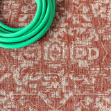 Kayla Bohemian Medallion Textured Weave Indoor/outdoor Area Rug