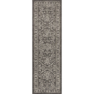 Kayla Bohemian Medallion Textured Weave Indoor/outdoor Runner Rug