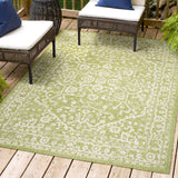 Kayla Bohemian Medallion Textured Weave Indoor/outdoor Area Rug