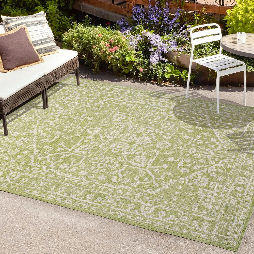 Kayla Bohemian Medallion Textured Weave Indoor/outdoor Area Rug