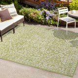 Kayla Bohemian Medallion Textured Weave Indoor/outdoor Area Rug