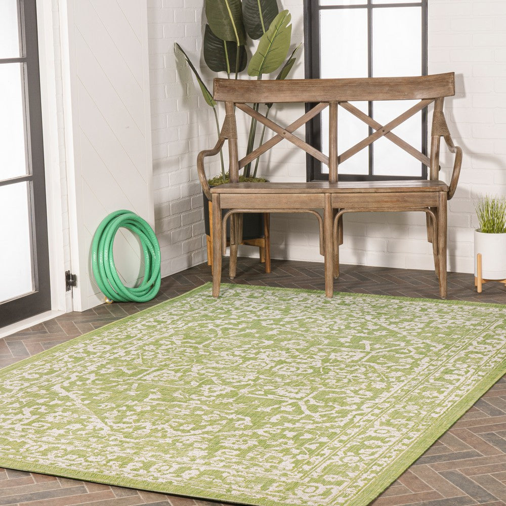 Kayla Bohemian Medallion Textured Weave Indoor/outdoor Area Rug