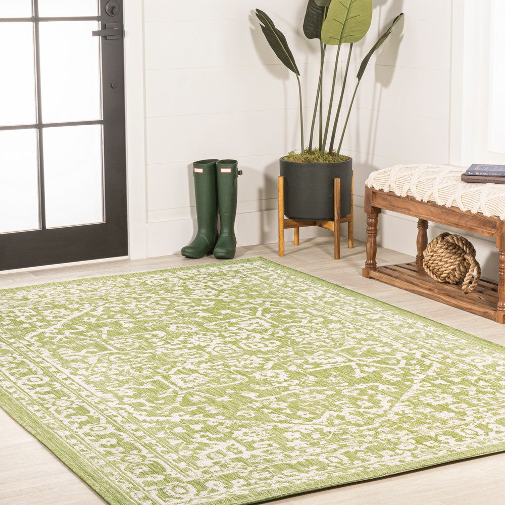 Kayla Bohemian Medallion Textured Weave Indoor/outdoor Area Rug