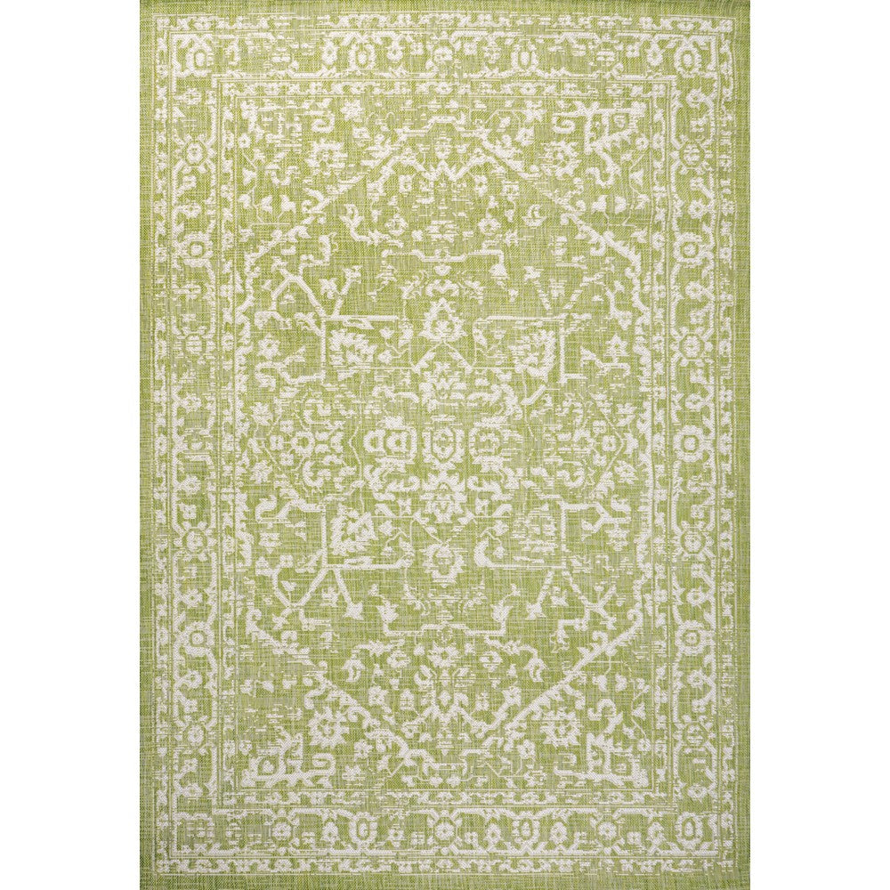 Kayla Bohemian Medallion Textured Weave Indoor/outdoor Area Rug
