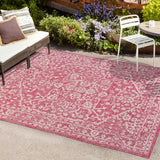 Kayla Bohemian Medallion Textured Weave Indoor/outdoor Area Rug