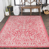 Kayla Bohemian Medallion Textured Weave Indoor/outdoor Area Rug