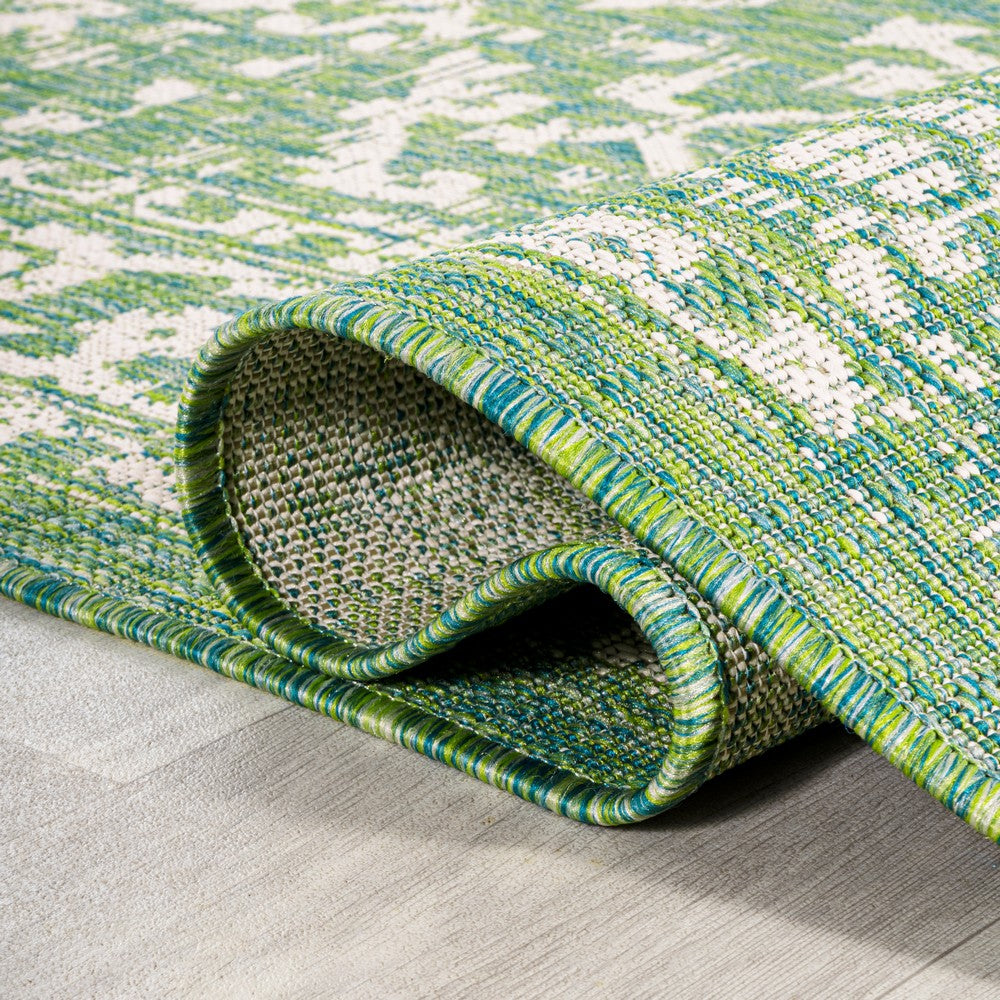 Kayla Bohemian Medallion Textured Weave Indoor/outdoor Area Rug