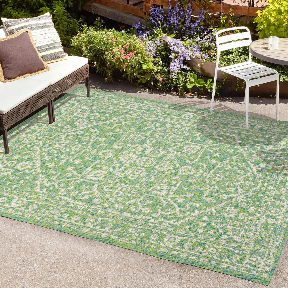 Kayla Bohemian Medallion Textured Weave Indoor/outdoor Area Rug