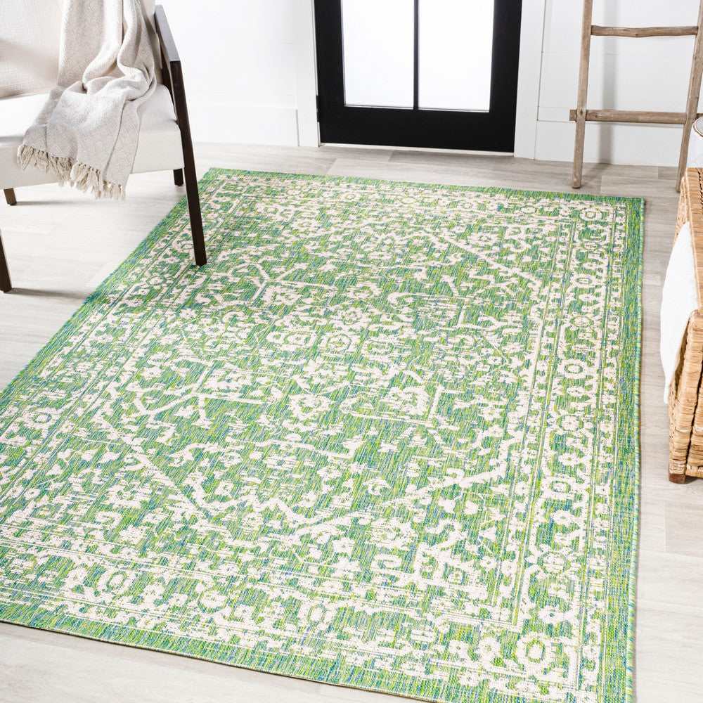 Kayla Bohemian Medallion Textured Weave Indoor/outdoor Area Rug