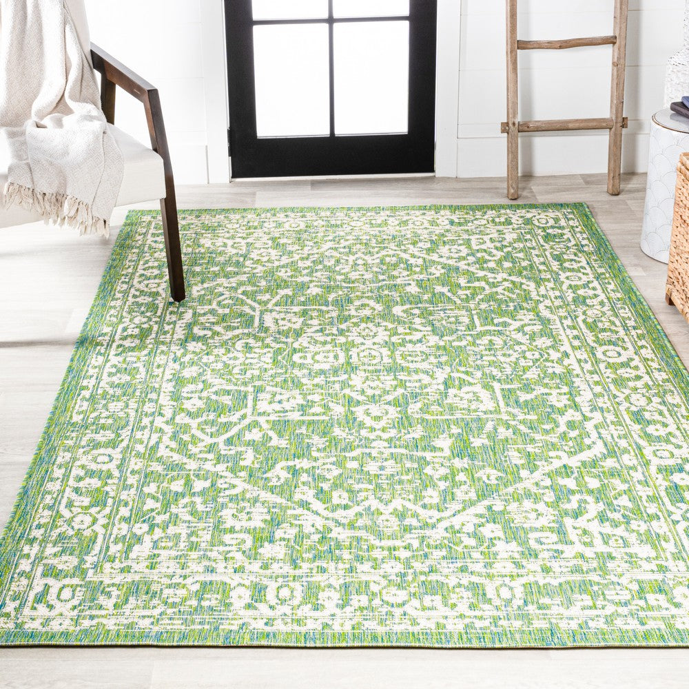 Kayla Bohemian Medallion Textured Weave Indoor/outdoor Area Rug