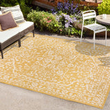 Kayla Bohemian Medallion Textured Weave Indoor/outdoor Area Rug