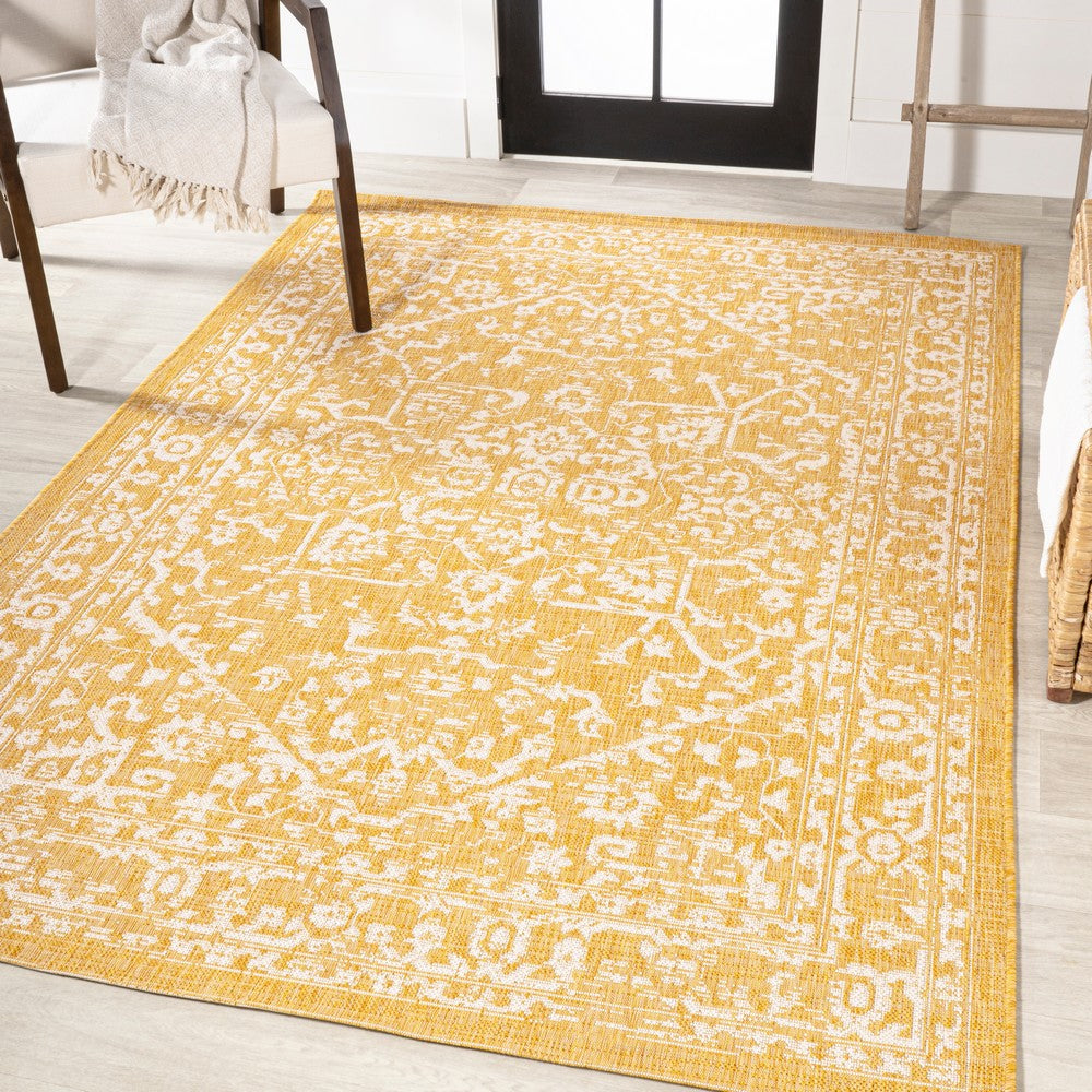 Kayla Bohemian Medallion Textured Weave Indoor/outdoor Area Rug