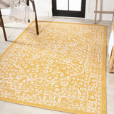 Kayla Bohemian Medallion Textured Weave Indoor/outdoor Area Rug