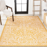 Kayla Bohemian Medallion Textured Weave Indoor/outdoor Area Rug