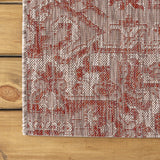Cascade Bohemian Medallion Textured Weave Indoor/outdoor Runner Rug