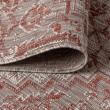 Cascade Bohemian Medallion Textured Weave Indoor/outdoor Runner Rug