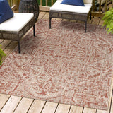 Cascade Bohemian Medallion Textured Weave Indoor/outdoor Area Rug