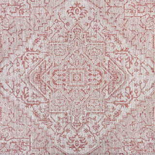 Cascade Bohemian Medallion Textured Weave Indoor/outdoor Square Rug