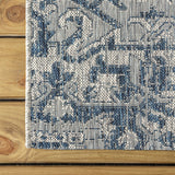 Cascade Bohemian Medallion Textured Weave Indoor/outdoor Runner Rug